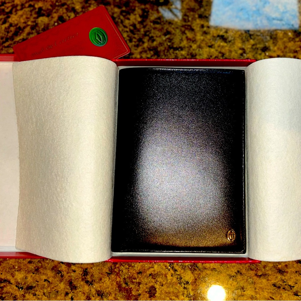 Cartier wallet. New in box.